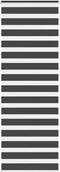 vidaXL - Zebra - rolgordijn - 70x230 - cm - stofbreedte - 65,9 - cm - zwart