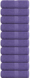 vidaXL - Zeepdoekjes - 10 - st - 30x30 - cm - 360 - g/m² - 100% - katoen - paars