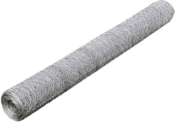 vidaXL Zeshoekig verzinkt gaas 75 cm x 25 m / maaswijdte: 13 mm