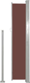 vidaXL - Zijluifel - uittrekbaar - 160x500 - cm - bruin