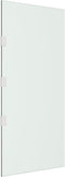vidaXL - Zijpanelen - voor - deurluifel - 2 - st - gehard - glas - transparant