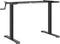 vidaXL - Zit-sta - bureauframe - (94-135)x60x(70-114) - cm - staal - zwart