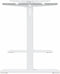 vidaXL - Zit-sta - bureauframe - (94-135)x60x(70-114) - cm - staal - wit