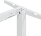 vidaXL - Zit-sta - bureauframe - (94-135)x60x(70-114) - cm - staal - wit