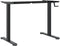 vidaXL - Zit-sta - bureauframe - (94-135)x60x(70-114) - cm - staal - zwart