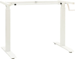 vidaXL - Zit-stabureauframe - met - slinger - handmatig - wit