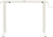 vidaXL - Zit-stabureauframe - met - slinger - handmatig - wit