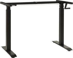 vidaXL - Zit-stabureauframe - met - slinger - handmatig - zwart