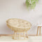 vidaXL - Zitkussen - rond - Ø - 100x11 - cm - oxford - stof - beige