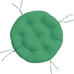 vidaXL - Zitkussen - rond - Ø - 60x11 - cm - oxford - stof - groen