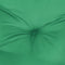 vidaXL - Zitkussen - rond - Ø - 60x11 - cm - oxford - stof - groen