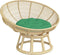 vidaXL - Zitkussen - rond - Ø - 60x11 - cm - oxford - stof - groen
