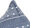 vidaXL - Zitzak - stof - patchwork - indigo