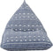 vidaXL - Zitzak - stof - patchwork - indigo