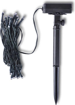 vidaXL - Zonne-energie - LED - slingerverlichting - 24 - lampjes - 3,8m - (2 - stuks)