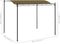vidaXL - Zonneluifel - 180 - g/m² - 3x2,4 - m - taupe