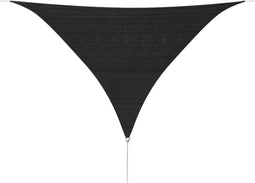 vidaXL - Zonnescherm - antraciet - driehoekig - 3,6x3,6x3,6 - m - HDPE