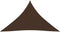 vidaXL - Zonnescherm - driehoekig - 2,5x2,5x3,5 - m - oxford - stof - bruin
