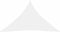 vidaXL - Zonnescherm - driehoekig - 2,5x2,5x3,5 - m - oxford - stof - wit