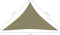 vidaXL - Zonnescherm - driehoekig - 2,5x2,5x3,5 - m - oxford - stof - beige