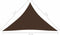 vidaXL - Zonnescherm - driehoekig - 2,5x2,5x3,5 - m - oxford - stof - bruin