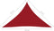 vidaXL - Zonnescherm - driehoekig - 2,5x2,5x3,5 - m - oxford - stof - rood