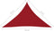 vidaXL - Zonnescherm - driehoekig - 2,5x2,5x3,5 - m - oxford - stof - rood