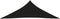 vidaXL - Zonnescherm - driehoekig - 2,5x2,5x3,5 - m - oxford - stof - zwart