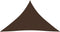 vidaXL - Zonnescherm - driehoekig - 2,5x2,5x3,5 - m - oxford - stof - bruin