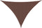 vidaXL - Zonnescherm - driehoekig - 2,5x2,5x3,5 - m - oxford - stof - bruin