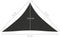 vidaXL - Zonnescherm - driehoekig - 2,5x2,5x3,5 - m - oxford - stof - wit