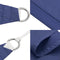 vidaXL - Zonnescherm - driehoekig - 2,5x2,5x3,5 - m - oxford - stof - blauw