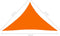 vidaXL - Zonnescherm - driehoekig - 2,5x2,5x3,5 - m - oxford - stof - oranje
