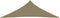 vidaXL - Zonnescherm - driehoekig - 2,5x2,5x3,5 - m - oxford - stof - beige