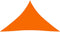 vidaXL - Zonnescherm - driehoekig - 3,5x3,5x4,9 - m - oxford - stof - oranje