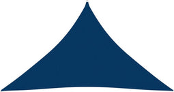 vidaXL - Zonnescherm - driehoekig - 3,5x3,5x4,9 - m - oxford - stof - blauw