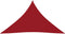 vidaXL - Zonnescherm - driehoekig - 3,5x3,5x4,9 - m - oxford - stof - rood