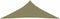 vidaXL - Zonnescherm - driehoekig - 3,5x3,5x4,9 - m - oxford - stof - beige