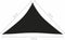vidaXL - Zonnescherm - driehoekig - 3,5x3,5x4,9 - m - oxford - stof - zwart