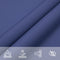 vidaXL - Zonnescherm - driehoekig - 3,5x3,5x4,9 - m - oxford - stof - blauw