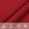 vidaXL - Zonnescherm - driehoekig - 3,5x3,5x4,9 - m - oxford - stof - rood