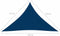 vidaXL - Zonnescherm - driehoekig - 3,5x3,5x4,9 - m - oxford - stof - blauw