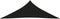 vidaXL - Zonnescherm - driehoekig - 3,5x3,5x4,9 - m - oxford - stof - zwart