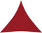 vidaXL - Zonnescherm - driehoekig - 3,6x3,6x3,6 - m - oxford - stof - rood
