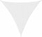 vidaXL - Zonnescherm - driehoekig - 3,6x3,6x3,6 - m - oxford - stof - wit