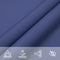 vidaXL - Zonnescherm - driehoekig - 3,6x3,6x3,6 - m - oxford - stof - blauw