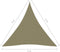 vidaXL - Zonnescherm - driehoekig - 3x3x3 - m - oxford - stof - beige