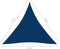 vidaXL - Zonnescherm - driehoekig - 3x3x3 - m - oxford - stof - blauw