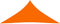 vidaXL - Zonnescherm - driehoekig - 3x3x3 - m - oxford - stof - oranje