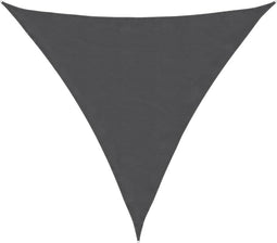 vidaXL - Zonnescherm - driehoekig - 3x3x3 - m - oxford - stof - antracietkleurig